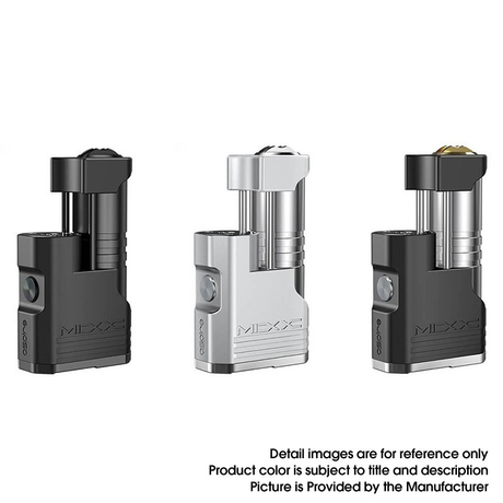 Authentic Aspire MIXX 60W VV VW Variable Wattage Vape Box Mod - Jet Black, Aluminum 