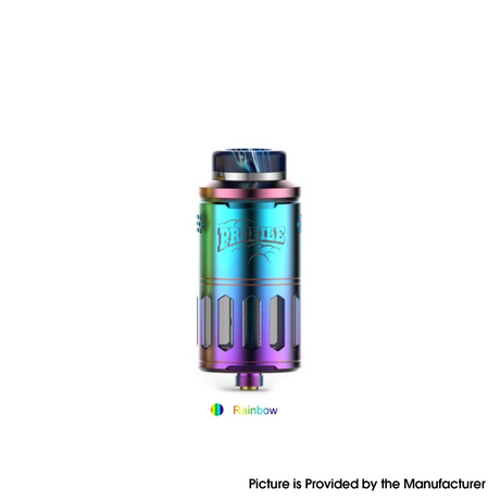 Authentic Wotofo Profile RDTA / RDA Rebuildable Dripping Tank Vape Atomizer w/ BF Pin - Rainbow, 6.2ml, 25mm Diameter