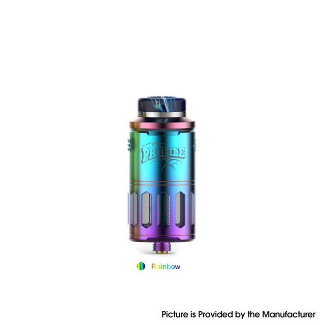 Authentic Wotofo Profile RDTA / RDA Rebuildable Dripping Tank Vape Atomizer w/ BF Pin - Rainbow, 6.2ml, 25mm Diameter