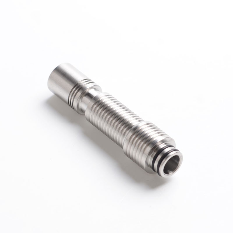 YFTK Replacement 510 Drip Tip for ParavozZ Ghost V2 RDTA / RDA / RTA / Sub Ohm Vape Tank Atomizer - Silver, 316 Stainless Steel