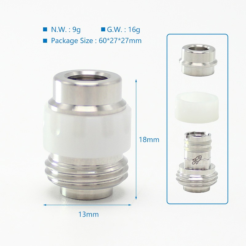 SUGRITTA DI DRIP SOUPER MISSIONE SXK per SXK BB / Billet Box Mod 316SS + POM 3 PC INSERTI DEL FUORE 3MM / 2MM / 1,5 mm