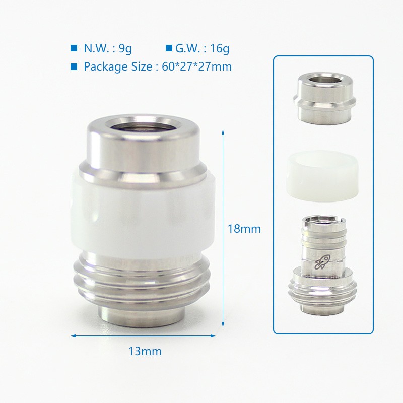 SUGRITTA DI DRIP SOUPER MISSIONE SXK per SXK BB / Billet Box Mod 316SS + POM 3 PC INSERTI DEL FUORE 3MM / 2MM / 1,5 mm