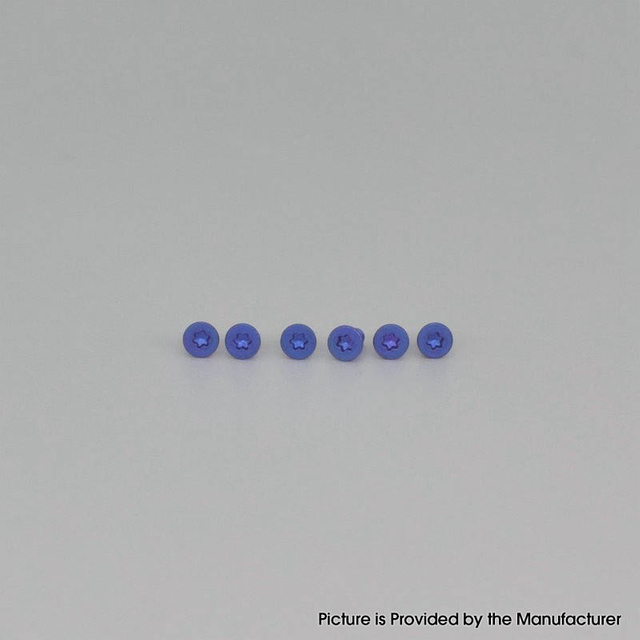 Authentic MK MODS Replacement Titanium Screws for Lost Vape Centaurus B80 AIO Kit (6 PCS)