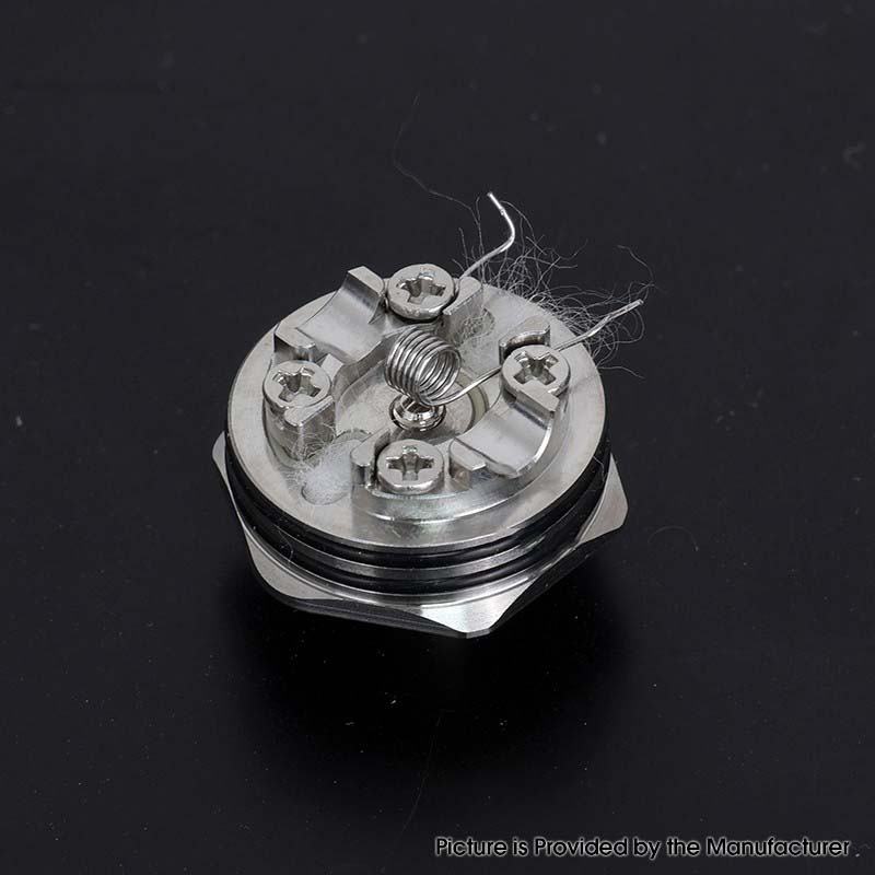 YFTK交換用ベースデッキv2 for Ambition Mods bishop mtl RTA 2ml / 4ml  - 銀