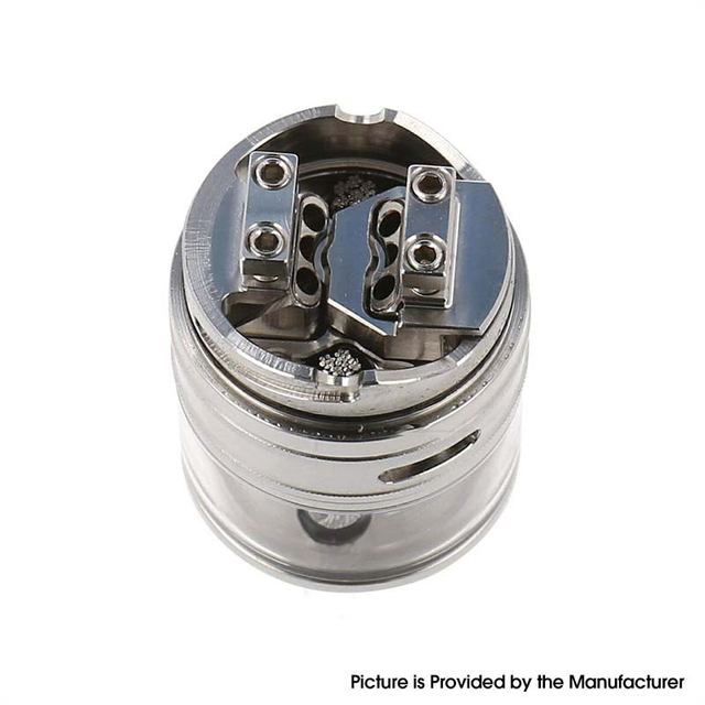YFTK Slick Taifun GX Style RDTA – 23mm 4ml Rebuildable Tank, 316SS + Glass