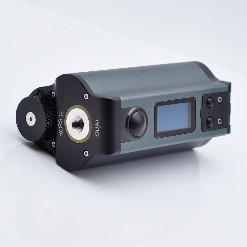 DOVPO Topside Dual Squonk Mod – 200W Regulated, 10ml Top-Fill Bottle, Dual 18650