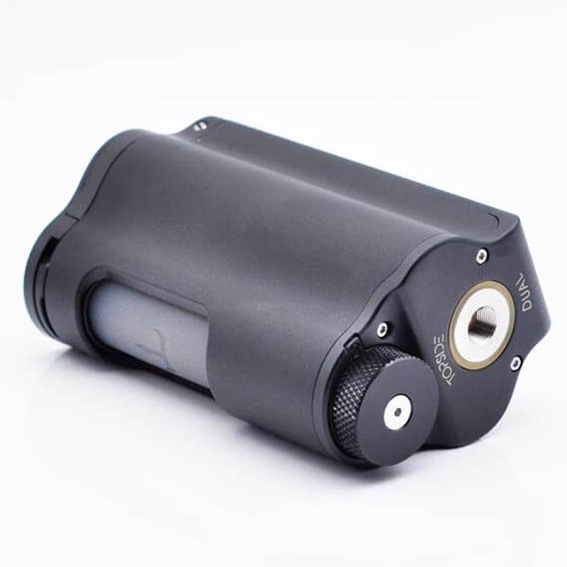 DOVPO Topside Dual Squonk Mod – 200W Regulated, 10ml Top-Fill Bottle, Dual 18650