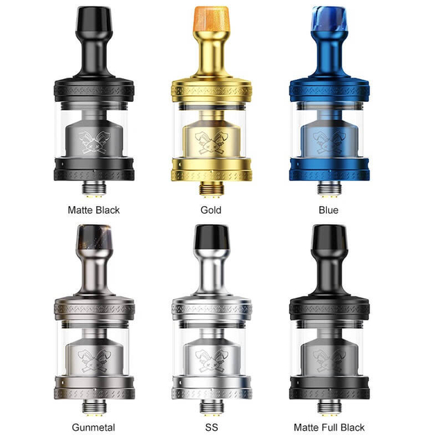 Authentic Hellvape Dead Rabbit MTL V2 RTA – 2ml/4ml, 22.5mm, MTL Rebuildable Tank Atomizer