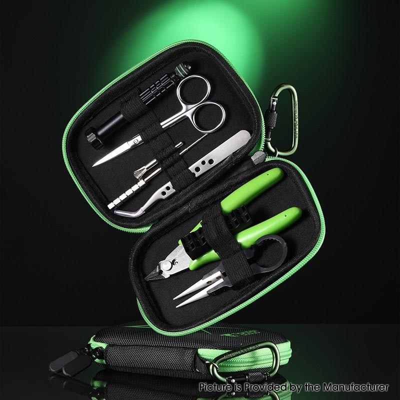 Authentic Thunder Cloud Recoil Pro набор инструментов - катушка, резак, отвертка, ножницы, пинцет, ключ, кисть, пряжка для Vaping