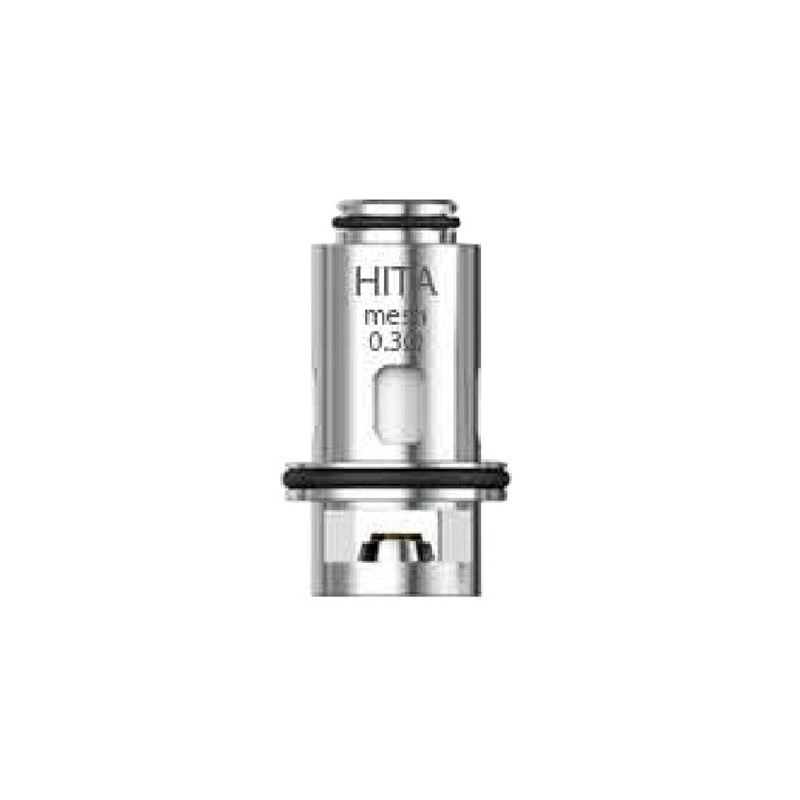 Autentico Asvape Hita Mech Mod RBA Pod Vape Kit / Hita Ink Kit Sostituzione DTL Mesh Coil Head - Silver, 0,3ohm (5 PC)