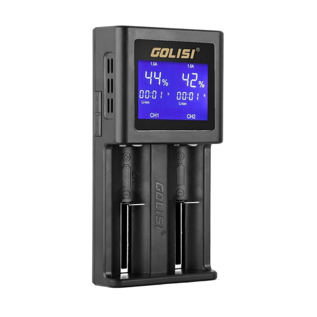 Authentic Golisi S2 2.0A Smart Charger with LCD Screen - US Plug