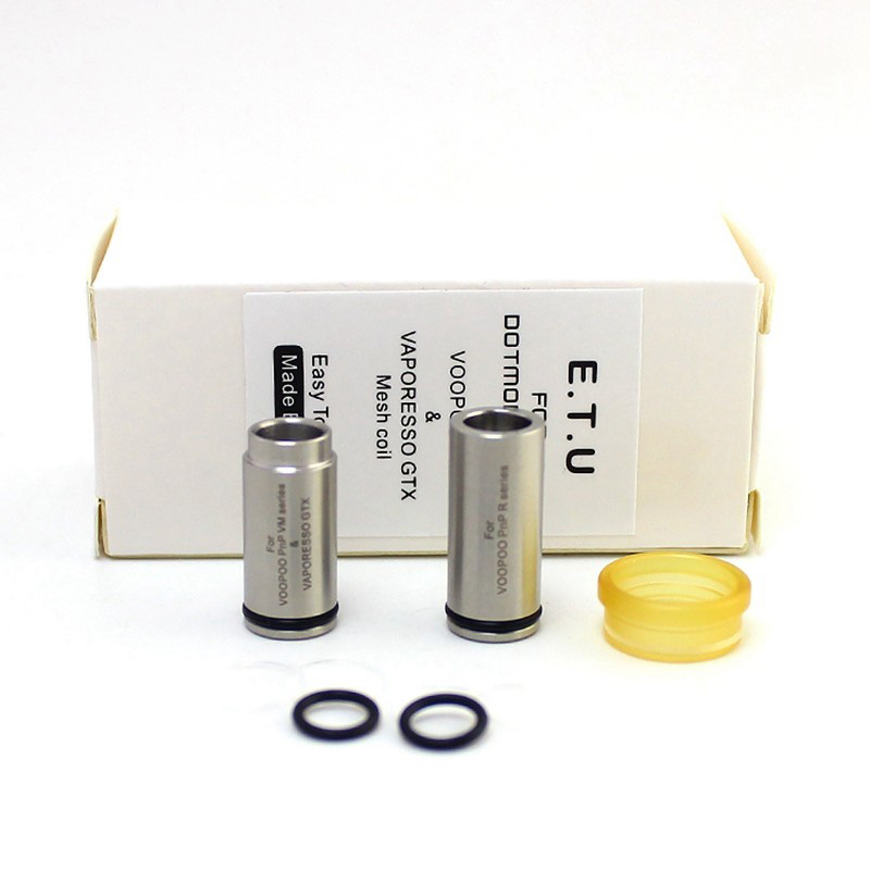 SXK ETU VOOPOO PNP VM / PNP Rシリーズコイル + Vaporesso GTXシリーズコイルアダプター用Dotaio Pod -Silver