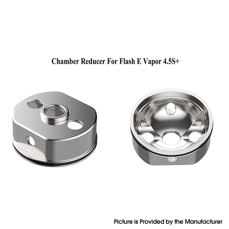 YFTK Chamber Reducer for Flash E Vapor V4.5S+ RTA Vape Atomizer Stainless Steel (1 PC)