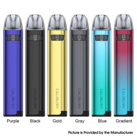 Authentic Uwell Caliburn A2S Pod System Vape Kit 520mAh, 2ml, 1.2ohm