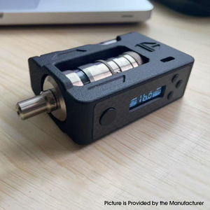 3D Print Black Knight Embedded Flash Home 80W Box Mod 18650 Battery, 24mm Atomizer