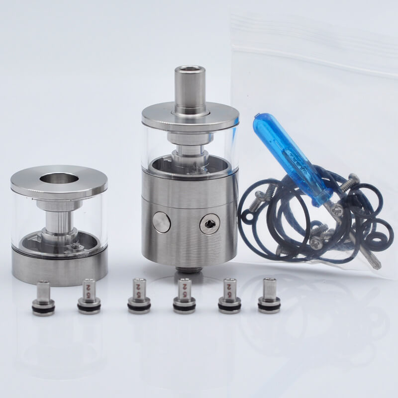 YFTK pNeumatyca Style RTA Rebuildable Tank Atomizer with 4.2ml Tank Tube 3.5ml, 22mm Diameter
