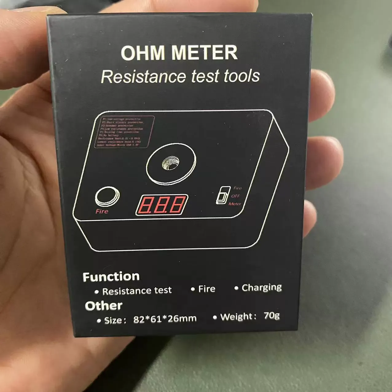 521 TAB mini V3 OHM meter resistane test tools