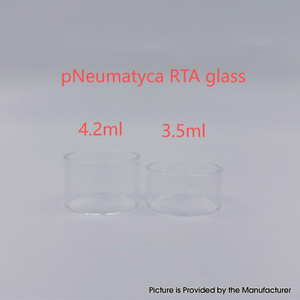 YFTK pNeumatyca Style RTA Replacement Glass Tank Tube - Transparent, 4.2ml (1 PC)