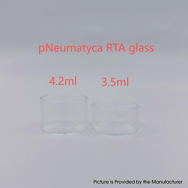 YFTK pNeumatyca Style RTA Replacement Glass Tank Tube - Transparent, 4.2ml (1 PC)