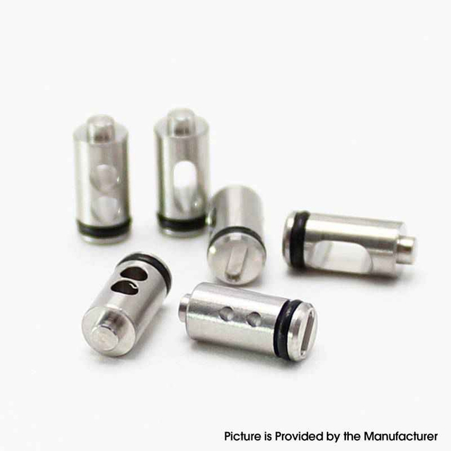 SXK Hussar Gobby RTA Replacement Air Pins - Silver, 1.0mm x 2, 1.5mm x 2, 2.0mm x 2, 1.5mm, 2.0mm, 2.5mm (6 PCS)