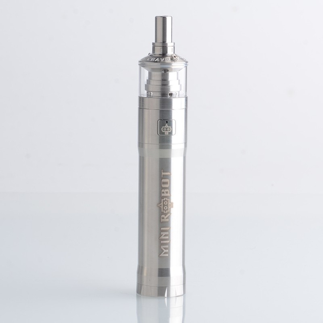 Authentic Steam Crave Mini Robot Tube Mod + MTL RTA Vape Kit 1 x 18650, 2.0ml / 3.0ml, 23mm Diameter