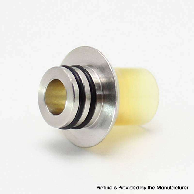 SXK Hussar Gobby RTA Replacement Drip Tip - Brown, PEI + Stainless Steel