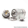 SXK Hussar Gobby RTA Rebuildable Tank Vape Atomizer - Silver, 4.5ml, 22mm Diameter