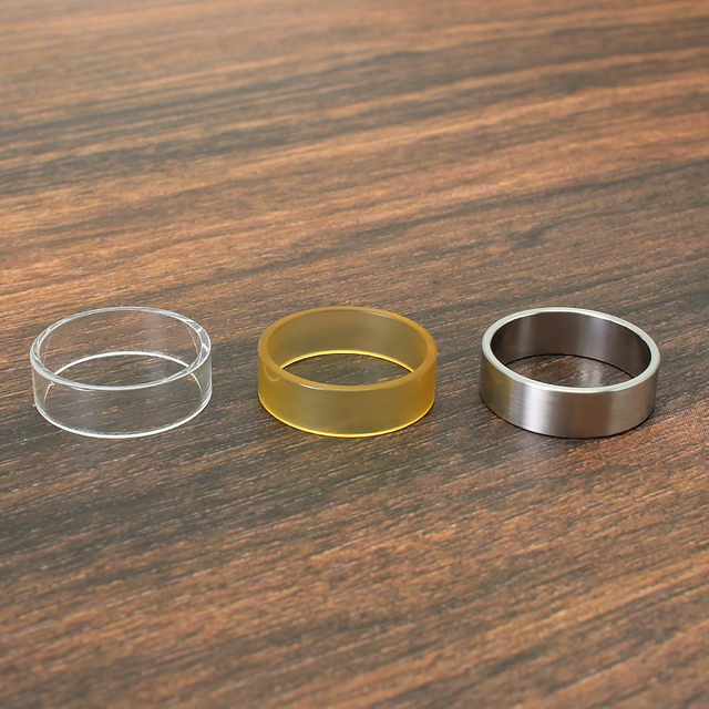 SXK Lindy RTA Replacement Tank Tube - 316 Stainless Steel + PEI + Glass (3 PCS)