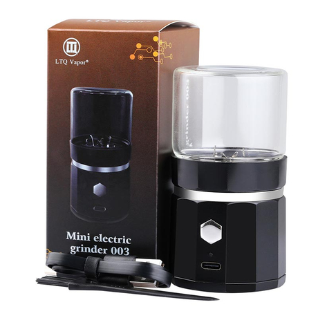 LTQ Vapor Mini Electric Grinder – Portable 400mAh Rechargeable Herb Grinder for Effortless Grinding