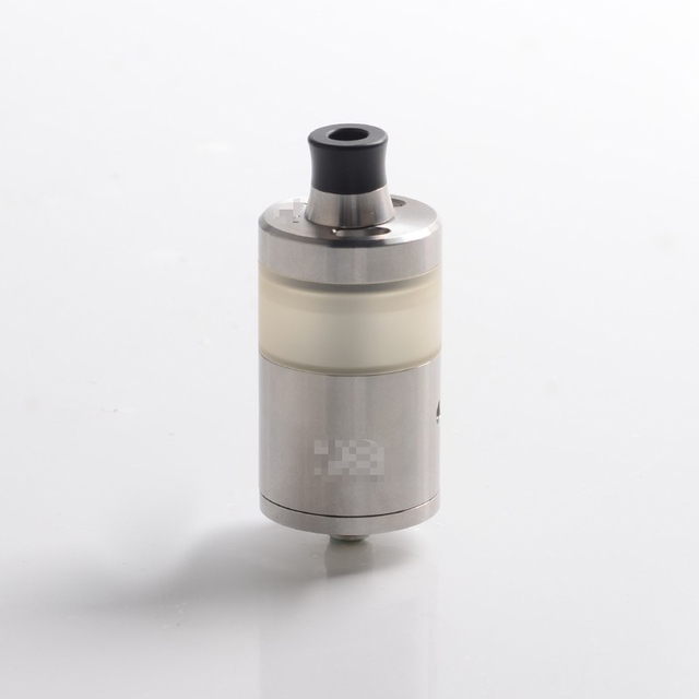 Shenray Squ Arise Style RTA Tangki yang dapat dibangun kembali Vape Atomizer - Silver, 316SS + PSU, 4.0ML, DL / MTL, diameter 24mm