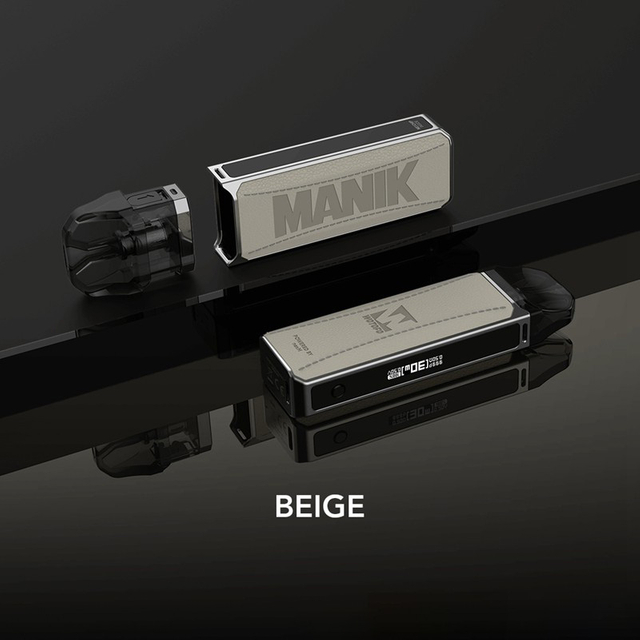 Wotofo Manik Mini 30W VW Pod System, 1000mAh, 1~30W, M11 Parallel Coil 0.6ohm, M12 nexMESH Coil 0.6ohm