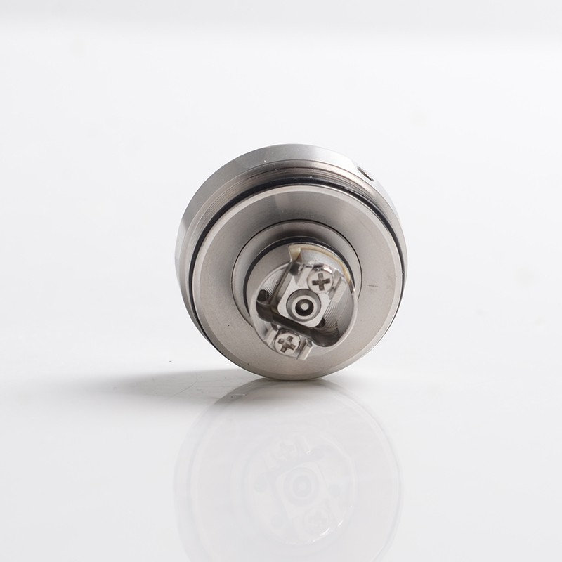 KF-Lite-PLUS-2021-RTA-RTA-Rebuildable-Tank-Vape-Atomizer-Silber-Stant-Steel-Acryl-40 ml-24mm-Durchmesser (3)
