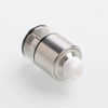 SXK Monarch R 스타일 RDTA 재건 가능한 드리핑 탱크 분무기 316 스테인리스 스틸 + 유리, 22mm 직경