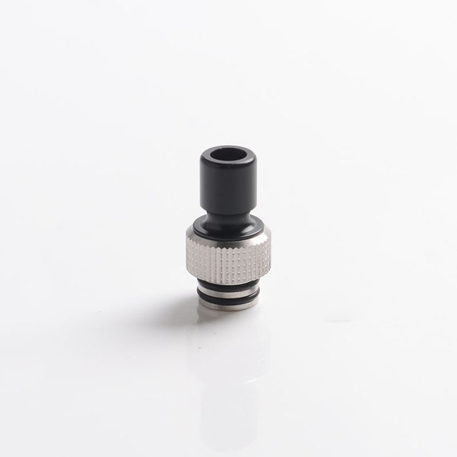 Auguse CG V2 510 Drip Tip kit for RBA / RTA / RDA Vape Atomizer - Matte Black, POM + SS (5 PCS)