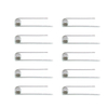 SXK ETU Pre-built Coil Wire - 0.4ohm, Ni80, Kernel (28GA + 38GA) x 4 + 40GA, Wrapped (0.1 + 0.3) x 4 + 0.08 (10 PCS)