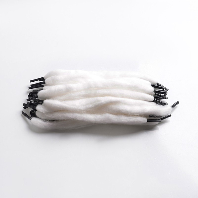 ThunderHead Creations THC 100% Organic Premium Cotton - 110mm, Double Heads Shoelace Cotton (20 PCS)