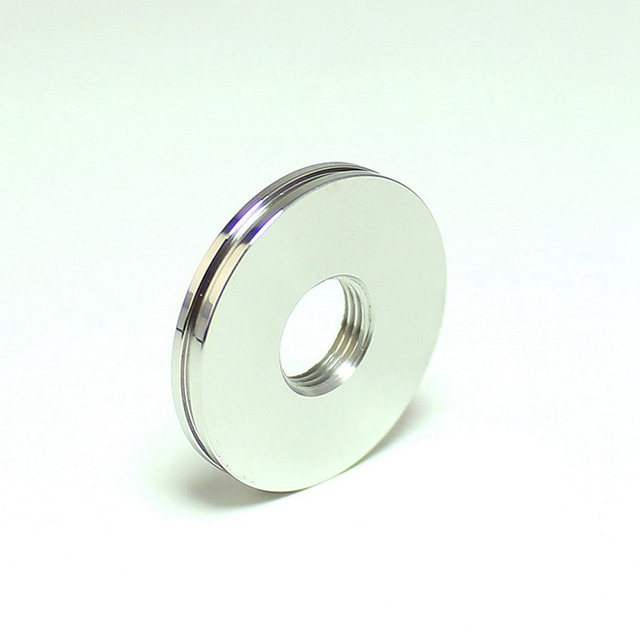 SXK Scud TT Style Box Mod Replacement 510 Ring - Silver, Stainless Steel, Compatible with 24mm Atomizer