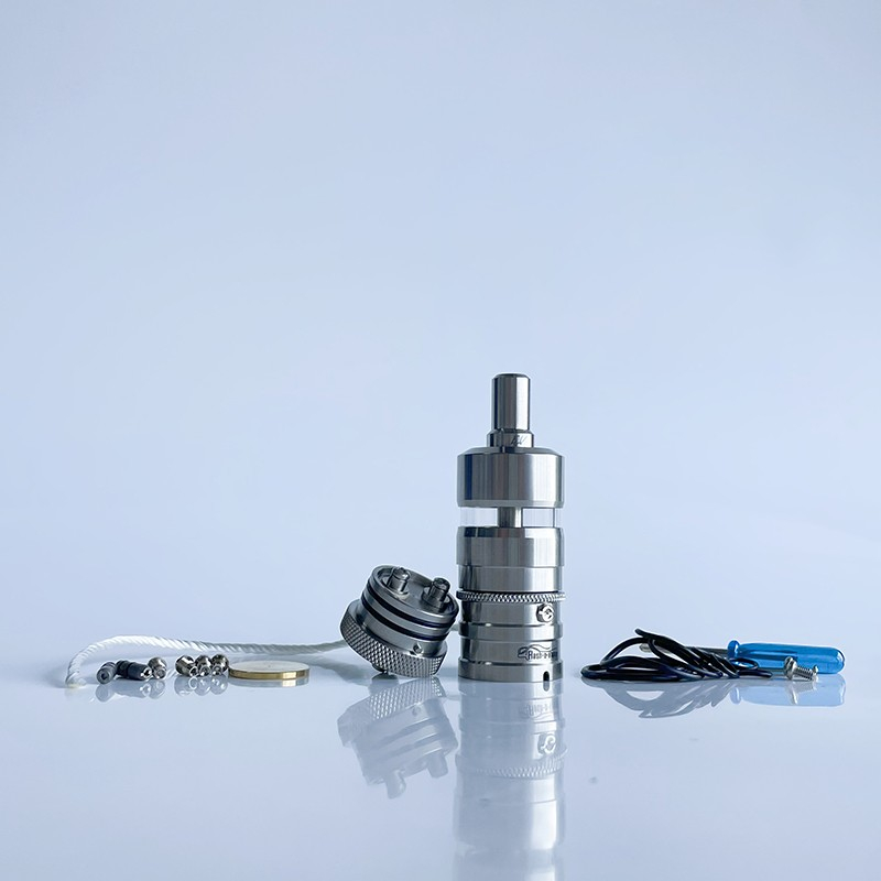 Flash e-Vapor V4.5S+ RTA Rebuildable Tank Vape Atomizer 4.5ml Titanium  Alloy + Glass 23mm Diameter & Reviews - shareAvape