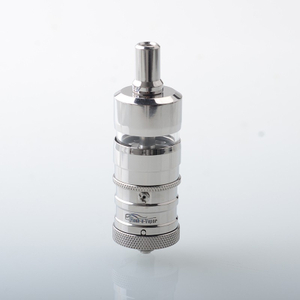 YFTK Ti Flash e-Vapor V4.5S+ Style RTA – Ti + Glass, 4.5 ml, 23 mm , Silver
