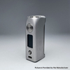 Stratum V4M Matte Style 100W VW Variable Wattage Box Mod - Silver, 5~100W, TC 212~572'F / 100~300'C, 1 x 18650, YiHi SX485J Chip