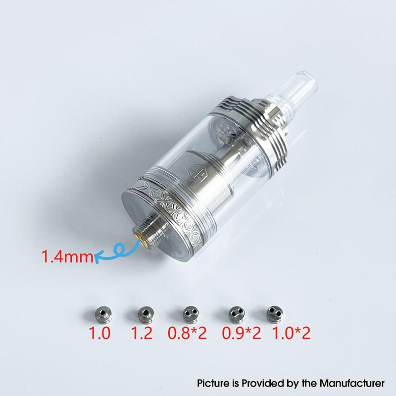 Rekavape Four One Five 415V2 415 V2 Style MTL RTA Atomizer 316SS + PEI, 4ml, 22mm, Diameter