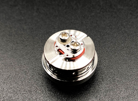 YFTK Melampous Plus Simply Style RTA Rebuildable Tank Vape Atomizer - Silver, MTL Vaping, 316SS, 4.0ml, 22mm