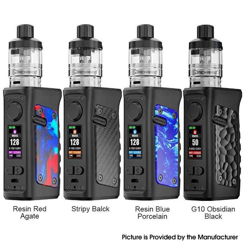 Authentic Vandy Vape Jackaroo Mini 128W TC VW Vape Box ModキットVW 5〜128W、4000mAH、4.0ml、0.15OHM