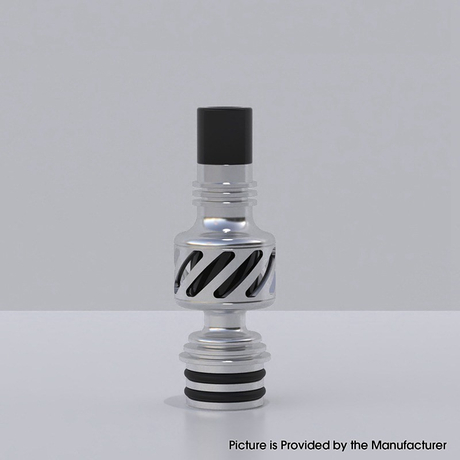 Authentic Auguse Seaman 510 Drip Tip for RDA / RTA / RDTA Vape Atomizer  Stainless Steel + Delin