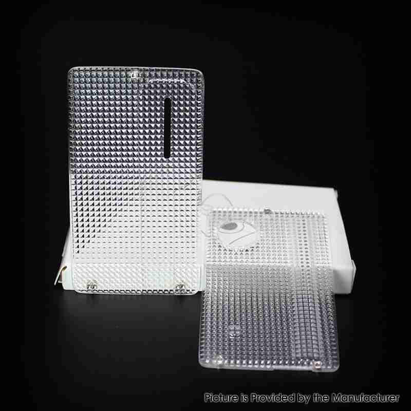 Penggantian Etent Authentic Depan + Pelat Panel Pintu Kembali untuk Dotmod Dotaio Vape Pod System PC (2 PCS)