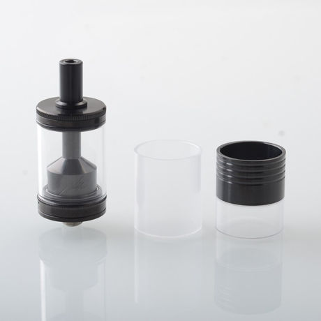 NETSU Style MTL RTA Rebuildable Tank Atomizer - Black, 5.0ml, 4 PCS Air Pins 22mm