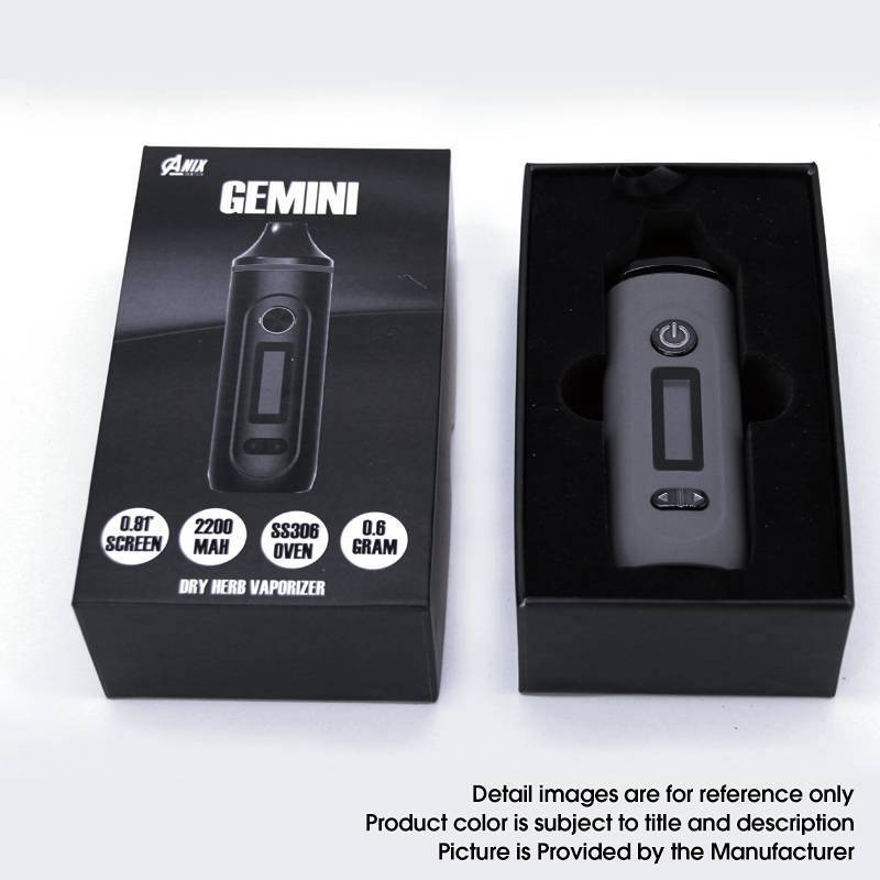 Authentic Anix Gemini Vaporizer Portable Dry Herb Vape Kit 2200mAh