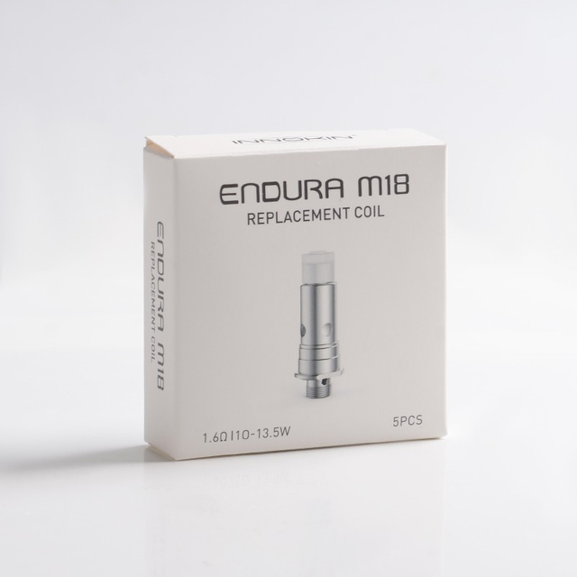 Authentic Innokin Endura M18 Replacement Coil Head for Endura M18 Pod Vape Mod Kit / Endura M18 Pod Cartridge - 1.6ohm (5 PCS)