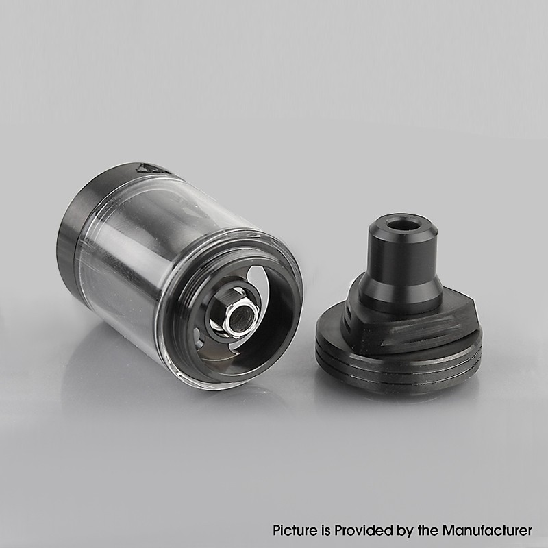 Skyline-R Style RTA Rebuildable Tank Vape Atomizer W/ 4 X MTL Airdisks 3.2ml, 0.8mm / 1.0mm /1.2mm /1.5mm, 22mm Dia