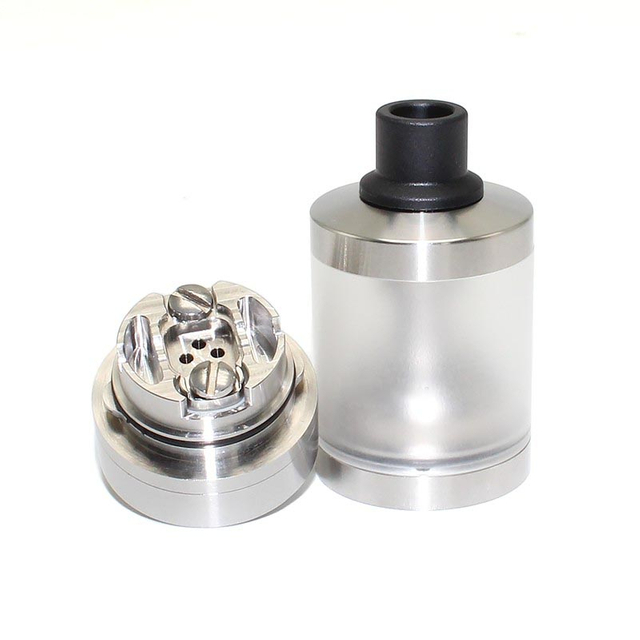 SXK NarVa RTA Rebuildable Tank Vape Atomizer 316SS + PCTG, 22mm Diameter
